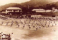 運動会(南向中学校庭)の写真です