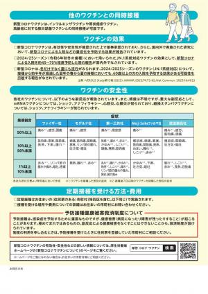 R8新型コロナワクチン接種リーフレット裏面